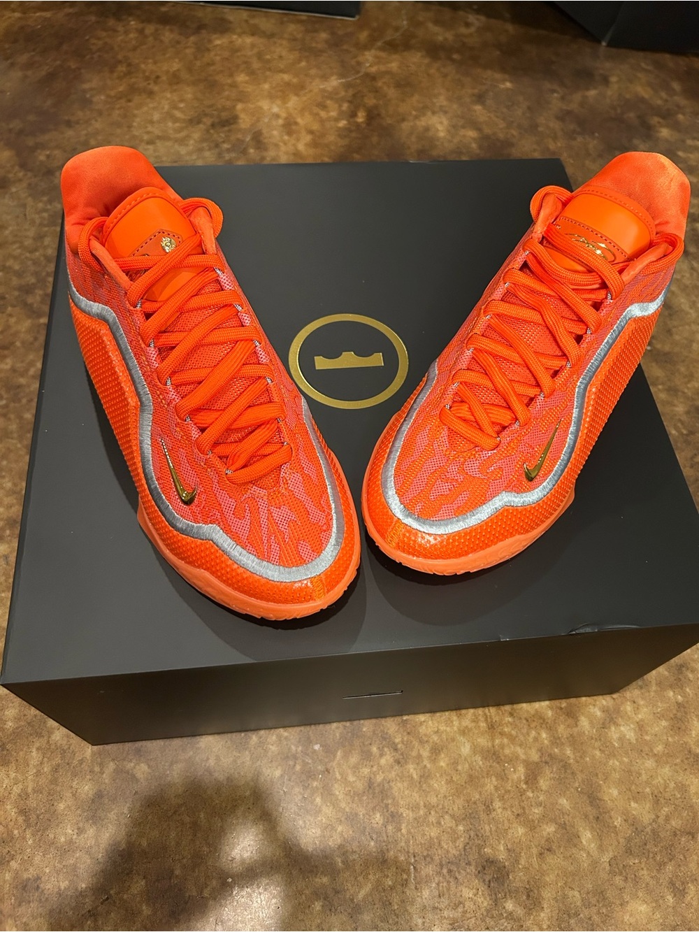The Nike LeBron XXIII "Shoe Bag" sneakers